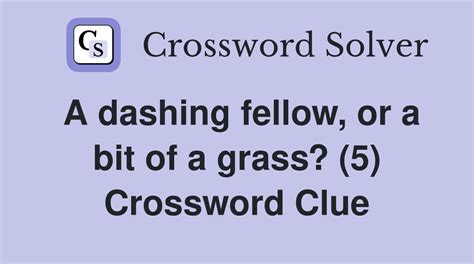 crossword clue dashing